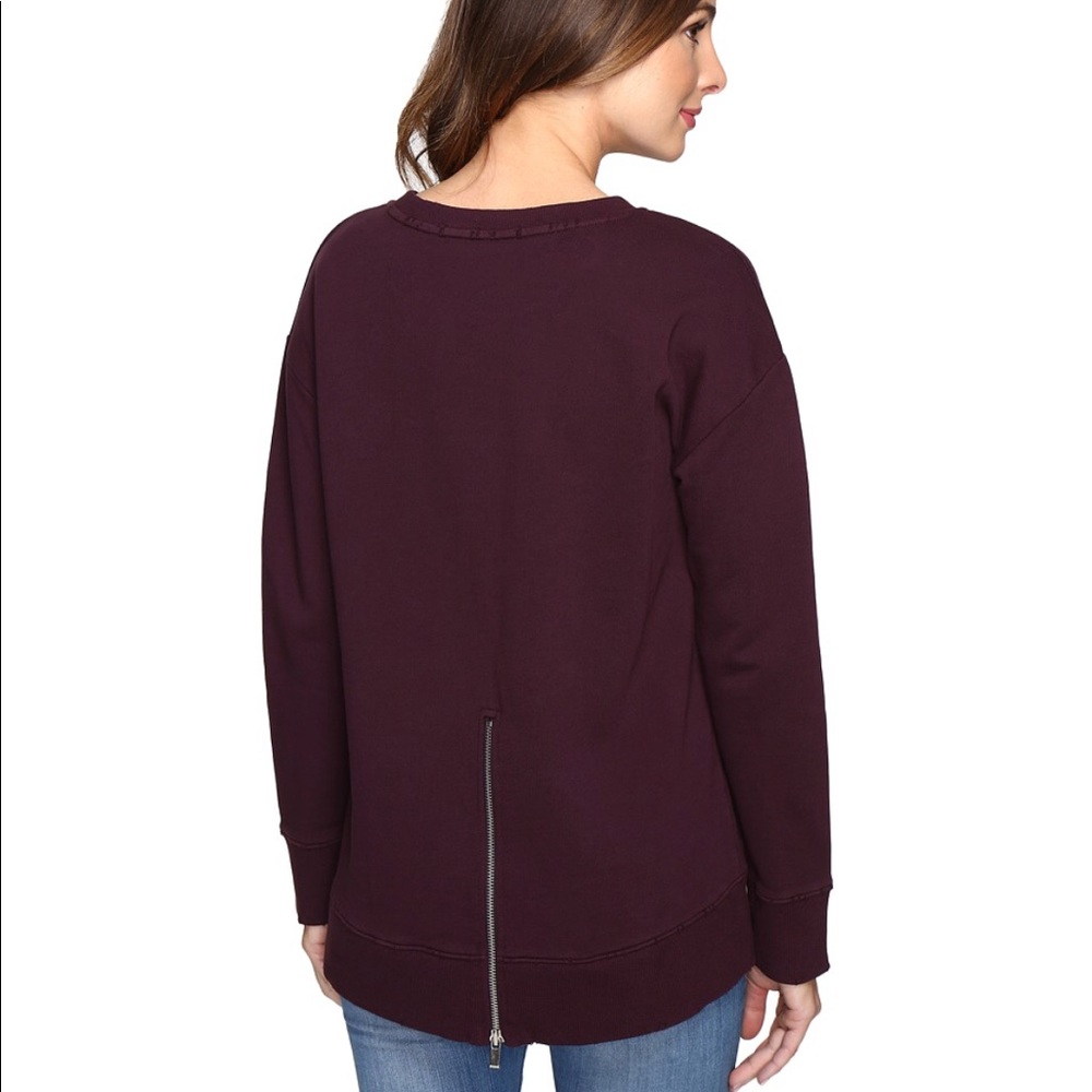 Joe’s Jeans Leira Hi Low Sweatshirt.